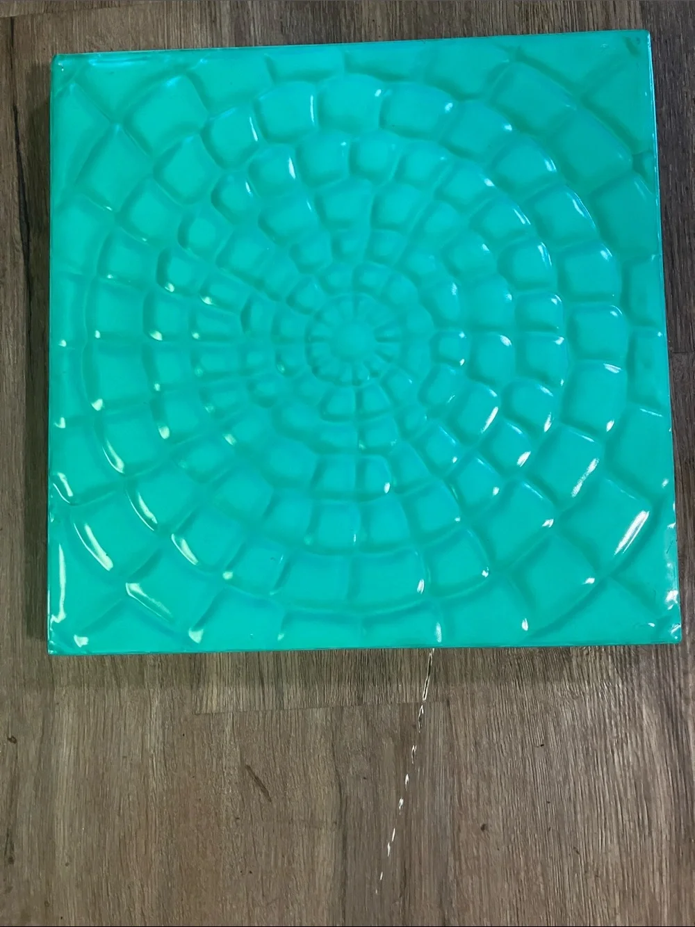 Turquoise Textured Decorative Tile Panel